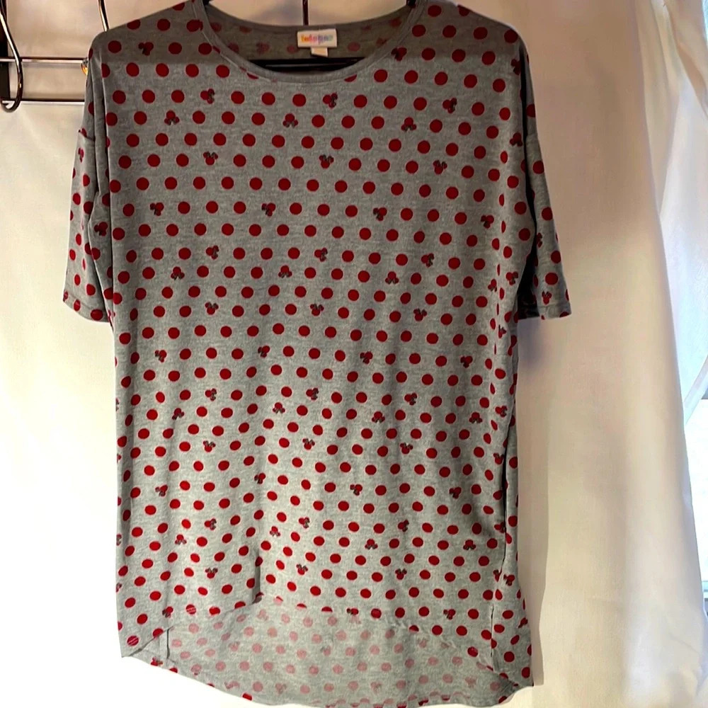 LulaRoe Oversized Minnie Mouse Top